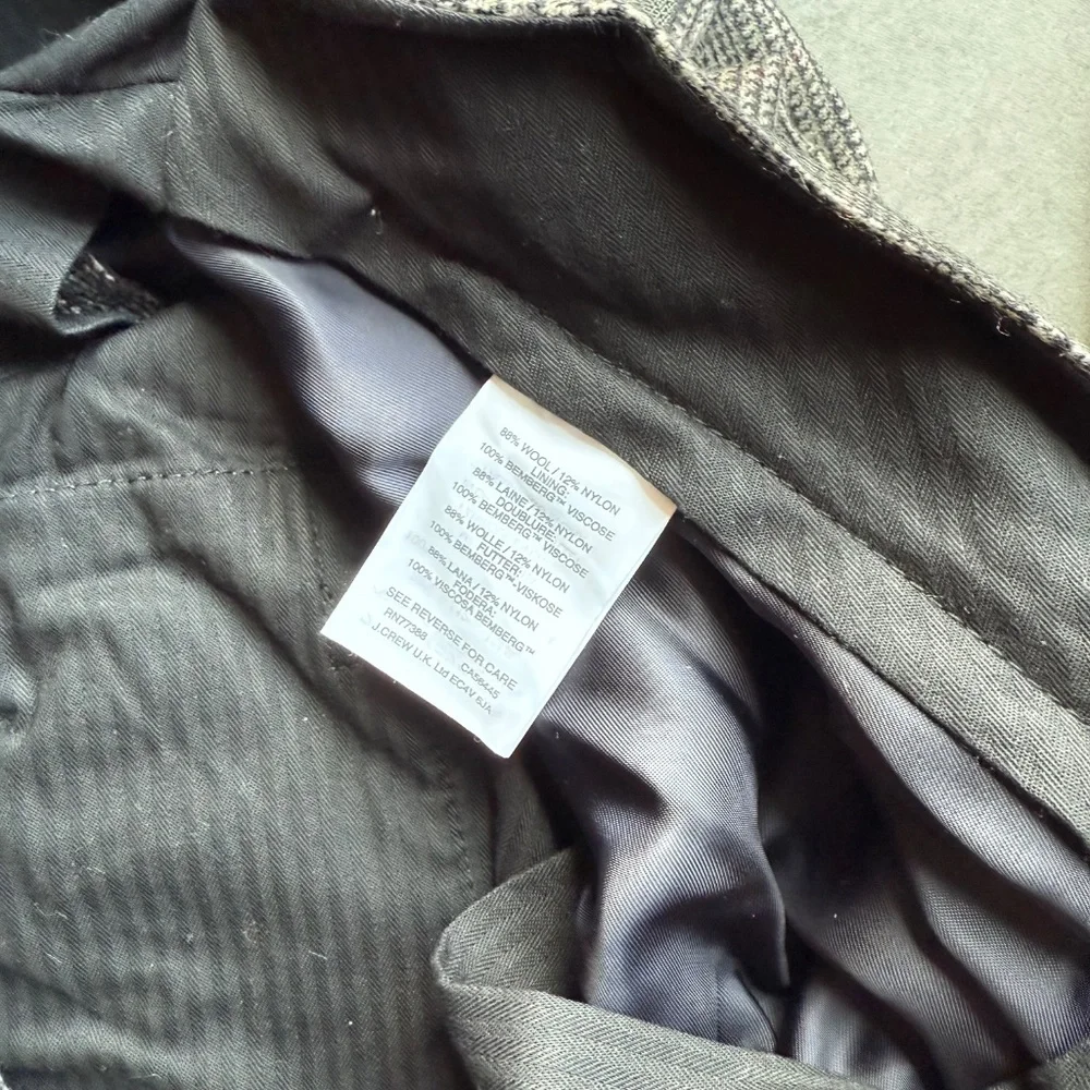 J Crew Ludlow Prince of Wales Abraham Moon wool blend, 38R suit + trousers - Picture 15 of 16